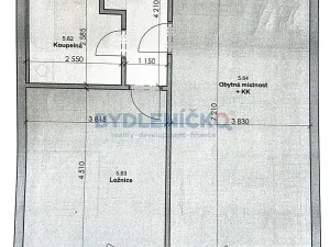 Pronájem bytu 2+kk, České Budějovice, Branišovská, 69 m2