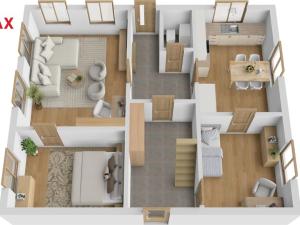 Prodej rodinného domu, Lázně Bělohrad, Malé náměstí, 82 m2