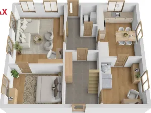 Prodej rodinného domu, Lázně Bělohrad, Malé náměstí, 82 m2