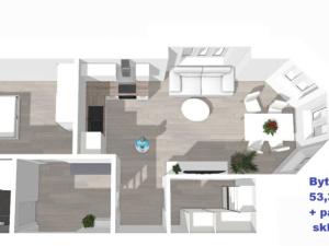 Pronájem bytu 2+kk, Kolín, Havlíčkova, 53 m2