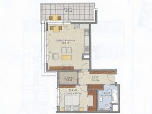 Pronájem bytu 2+kk, Praha - Stodůlky, 76 m2