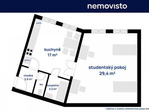 Pronájem bytu 1+1, Ostrava, Tyršova, 53 m2