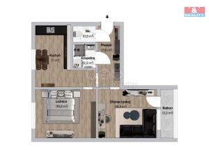 Prodej bytu 2+1, Karviná - Ráj, 50 m2