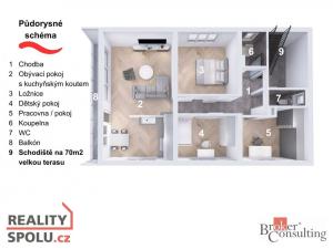 Prodej bytu 4+1, Jablonec nad Nisou, Dlouhá, 91 m2