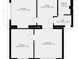 Pronájem bytu 3+1, Praha - Břevnov, Brixiho, 65 m2