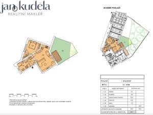 Pronájem bytu 2+kk, Brno, Sokolnická, 45 m2