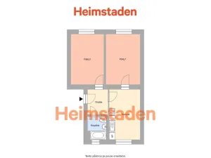 Pronájem bytu 2+1, Ostrava - Moravská Ostrava, Gajdošova, 48 m2
