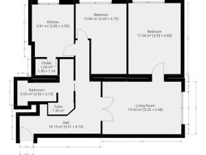 Pronájem bytu 3+1, Praha - Podolí, Na hřebenech II, 82 m2