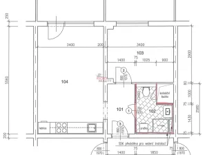 Pronájem bytu 2+kk, Ostrava, Ludvíka Podéště, 37 m2