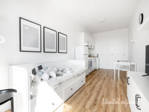 Pronájem bytu 1+kk, Praha - Kyje, Za černým mostem, 23 m2