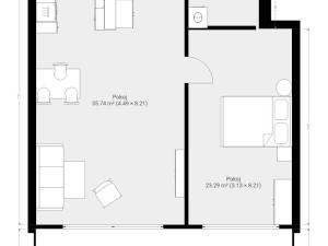 Pronájem bytu 2+kk, Brno, Bystrcká, 59 m2