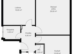 Pronájem bytu 2+1, Zlín - Prštné, B. Němcové, 75 m2