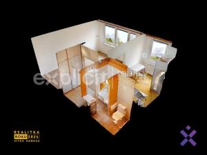 Pronájem bytu 1+1, Zlín, Křiby, 33 m2