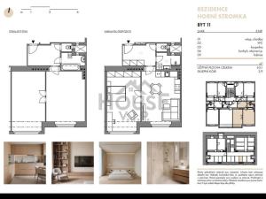 Prodej bytu 2+kk, Praha - Vinohrady, V Horní Stromce, 63 m2