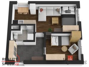 Prodej bytu 2+kk, Praha - Troja, Písečná, 40 m2