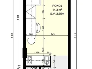 Prodej bytu 1+kk, Brno, Podveská, 18 m2