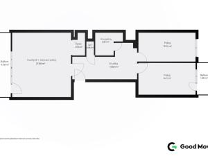 Pronájem bytu 3+kk, Zlín, Sokolská, 73 m2