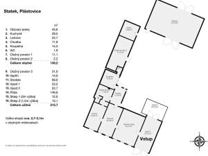 Prodej zemědělské usedlosti, Sedlec, 138 m2