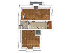 Pronájem bytu 2+kk, Třeboň - Třeboň II, Okružní, 45 m2