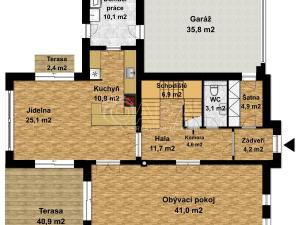 Prodej rodinného domu, Statenice, Zelená, 285 m2