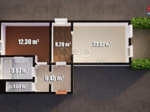 Pronájem bytu 2+kk, Turnov, Křišťálová, 56 m2