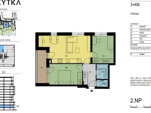Prodej bytu 3+kk, Praha - Vysočany, Oktábcových, 70 m2