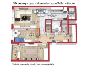 Prodej bytu 3+kk, Praha - Chodov, Křejpského, 71 m2