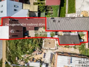 Prodej vícegeneračního domu, Hodonín, Komenského, 242 m2