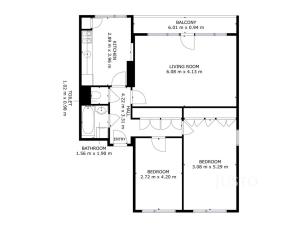 Pronájem bytu 3+1, Praha - Záběhlice, Slunečnicová, 60 m2