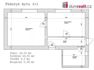 Pronájem bytu 2+kk, Karlovy Vary - Doubí, Lesní, 47 m2