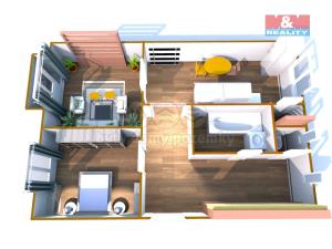 Prodej bytu 2+1, Štramberk, Bařiny, 56 m2