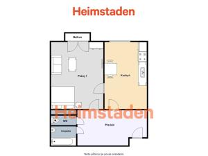 Pronájem bytu 1+1, Ostrava - Poruba, Školní, 40 m2