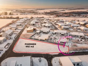 Prodej pozemku pro bydlení, Luka nad Jihlavou, Za Dvorem, 992 m2