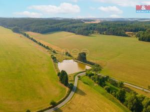 Prodej rybníku, Olbramov - Zádub, 6672 m2