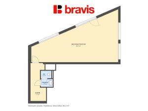 Pronájem obchodního prostoru, Brno - Staré Brno, Hybešova, 60 m2