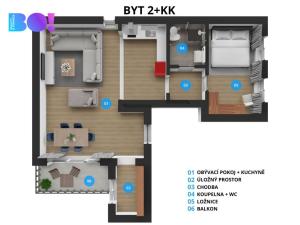 Prodej bytu 2+kk, Třinec - Konská, 51 m2