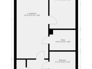 Pronájem bytu 2+kk, Praha - Kyje, Za černým mostem, 58 m2