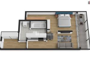 Prodej bytu 1+kk, Praha - Hostivař, Pod průsekem, 59 m2