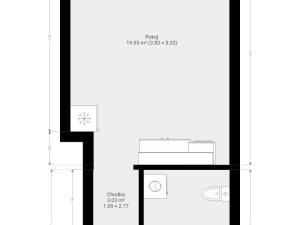 Pronájem bytu 1+kk, Brno, Svitavská, 33 m2