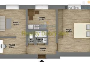 Pronájem bytu 2+1, Opava, Hany Kvapilové, 52 m2