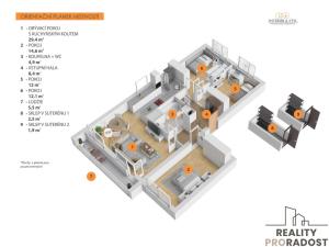 Prodej bytu 4+kk, Praha, Vejvanovského, 82 m2