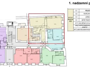 Prodej bytu 2+kk, Praha - Smíchov, Kmochova, 45 m2
