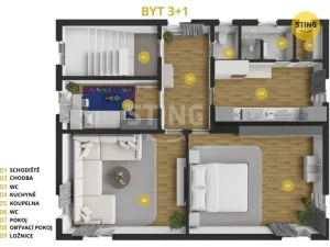 Prodej bytu 3+1, Opava, Liliová, 93 m2
