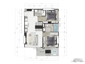 Prodej apartmánu, Pattaya, 31 m2