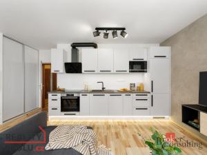 Pronájem bytu 1+kk, Praha - Kyje, Davidovičova, 31 m2