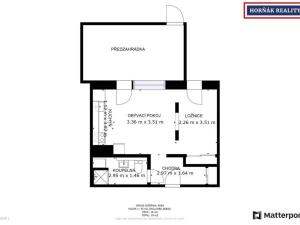 Pronájem bytu 1+kk, Brno - Královo Pole, Košinova, 35 m2