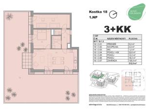 Prodej bytu 3+kk, Oslavany, Letkovská, 44 m2