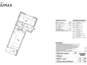 Pronájem bytu 2+kk, Praha - Háje, Výstavní, 51 m2