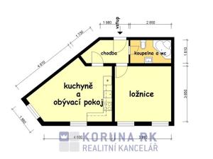 Prodej bytu 2+kk, České Budějovice, Resslova, 55 m2