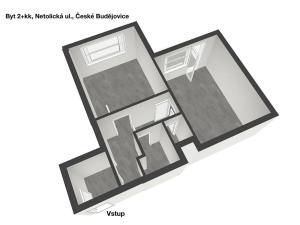 Prodej bytu 2+kk, České Budějovice, Netolická, 41 m2